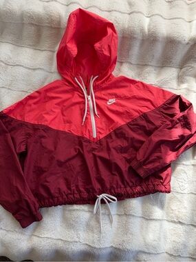 Nike Bright Coral Hooded Windbreaker